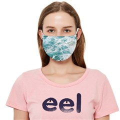 Blue Crashing Ocean Wave Cloth Face Mask (adult) by Jack14