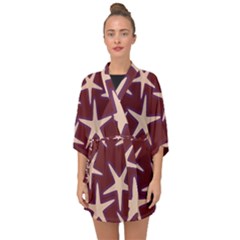 Stars Half Sleeve Chiffon Kimono by ByThiagoDantas