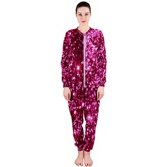 Pink Glitter Onepiece Jumpsuit (ladies) by Amaryn4rt