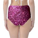 Pink Glitter Classic High-Waist Bikini Bottoms View2