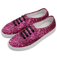 Pink Glitter Women s Classic Low Top Sneakers by Amaryn4rt