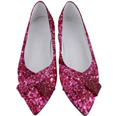 Pink Glitter Women s Bow Heels by Amaryn4rt