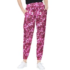 Pink Glitter Women s Tapered Pants by Amaryn4rt