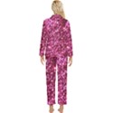 Pink Glitter Womens  Long Sleeve Velvet Pocket Pajamas Set View2