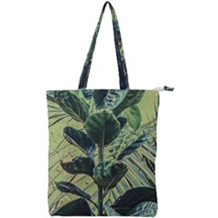 Botanical Tropical Motif Photo Art Double Zip Up Tote Bag by dflcprintsclothing