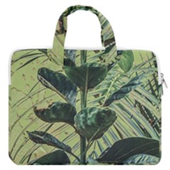 Botanical Tropical Motif Photo Art Macbook Pro 16  Double Pocket Laptop Bag 