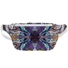  Violet Symmetry Waist Bag  by kaleidomarblingart