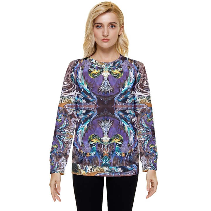  violet symmetry Hidden Pocket Sweatshirt