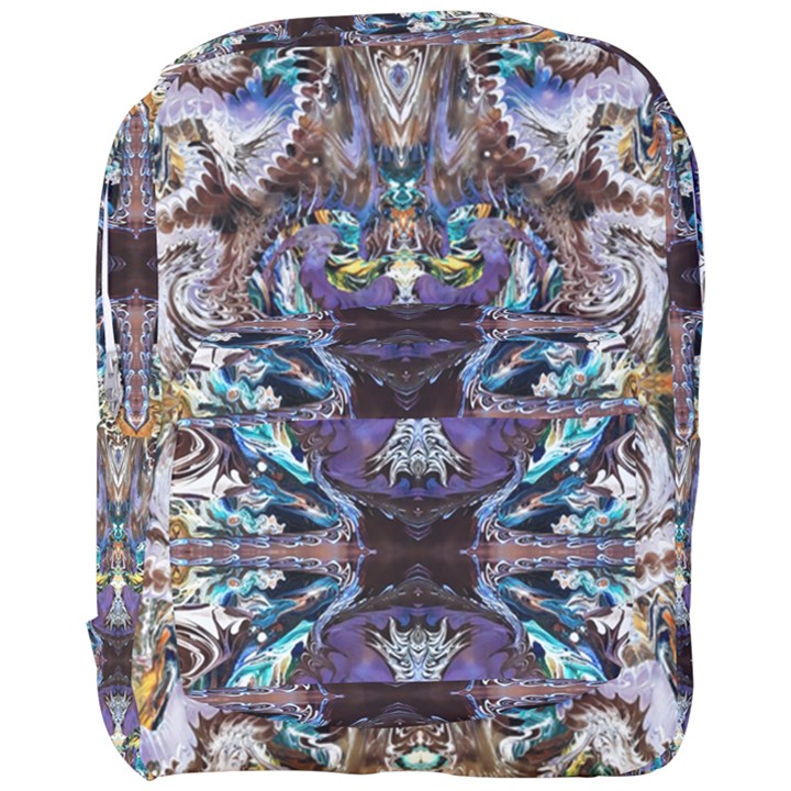  violet symmetry Full Print Backpack