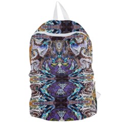  Violet Symmetry Foldable Lightweight Backpack by kaleidomarblingart