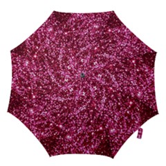 Pink Glitter Hook Handle Umbrellas (large) by Amaryn4rt