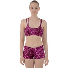 Pink Glitter Perfect Fit Gym Set by Amaryn4rt