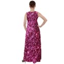 Pink Glitter Empire Waist Velour Maxi Dress View2