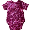 Pink Glitter Baby Short Sleeve Bodysuit View2