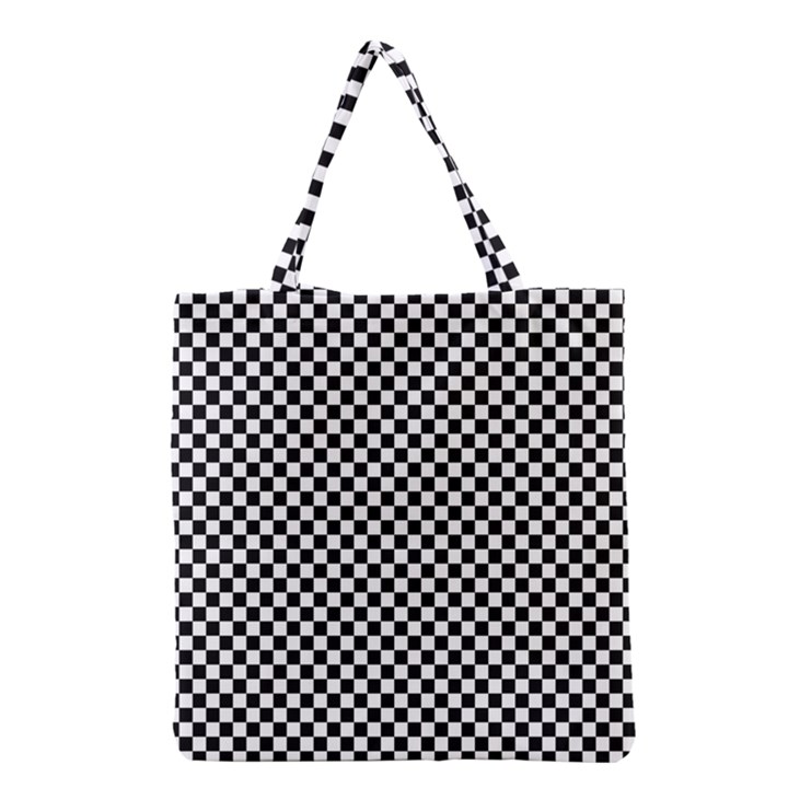 Flowers Pattern Vector Art Grocery Tote Bag