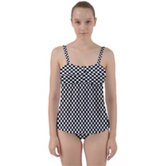 Dance Floor Twist Front Tankini Set by Amaryn4rt