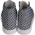 Black And White Checkerboard Background Board Checker Kids  Hi-Top Skate Sneakers View4