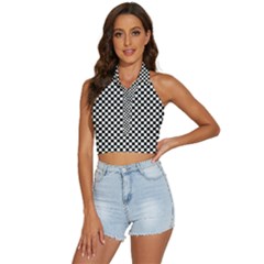 Space Patterns Backless Halter Cami Shirt by Amaryn4rt