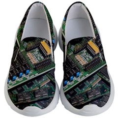 Computer Ram Tech - Kids Lightweight Slip Ons by Amaryn4rt