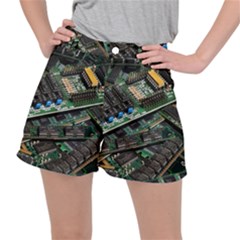 Computer Ram Tech - Women s Ripstop Shorts by Amaryn4rt