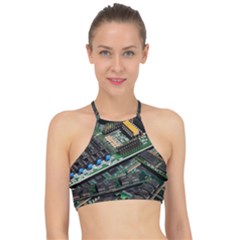 Computer Ram Tech - Halter Bikini Top by Amaryn4rt