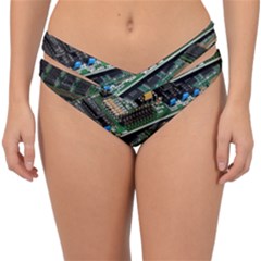 Computer Ram Tech - Double Strap Halter Bikini Bottoms by Amaryn4rt