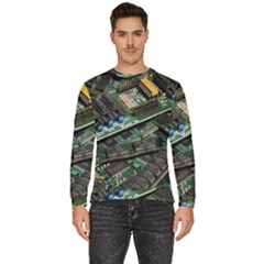 Computer Ram Tech - Men s Fleece Sweatshirt by Amaryn4rt