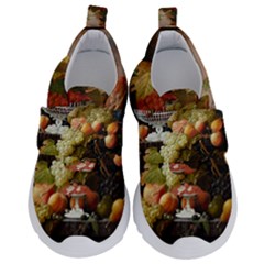 Abundance Of Fruit Severin Roesen Kids  Velcro No Lace Shoes by Amaryn4rt