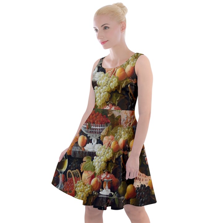 Abundance Of Fruit Severin Roesen Knee Length Skater Dress