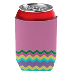 Easter Chevron Pattern Stripes Can Holder by Amaryn4rt