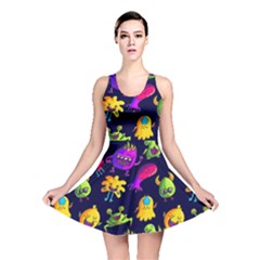 Space Patterns Reversible Skater Dress by Amaryn4rt