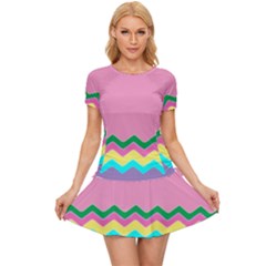 Easter Chevron Pattern Stripes Women s Sports Wear Set by Amaryn4rt