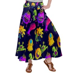 Space Patterns Women s Satin Palazzo Pants by Amaryn4rt