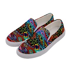 Vector Art Pattern - Women s Canvas Slip Ons by Amaryn4rt