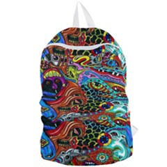 Vector Art Pattern - Foldable Lightweight Backpack by Amaryn4rt