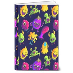 Space Patterns 8  X 10  Hardcover Notebook