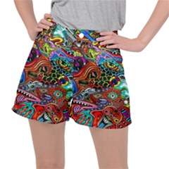 Vector Art Pattern - Women s Ripstop Shorts by Amaryn4rt