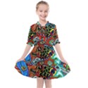 Vector Art Pattern - Kids  All Frills Chiffon Dress View1