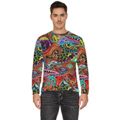 Vector Art Pattern - Men s Fleece Sweatshirt by Amaryn4rt