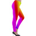 Multi-color-rainbow-background Lightweight Velour Leggings View4