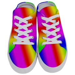 Multi-color-rainbow-background Half Slippers by Amaryn4rt