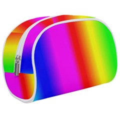 Multi-color-rainbow-background Make Up Case (medium) by Amaryn4rt