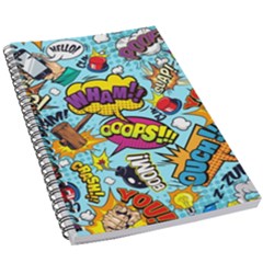 Comic Elements Colorful Seamless Pattern 5 5  X 8 5  Notebook by Amaryn4rt