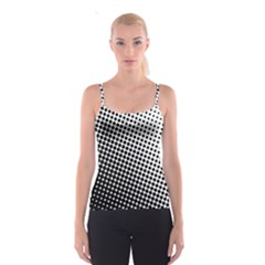 Background-wallpaper-texture-lines Dot Dots Black White Spaghetti Strap Top