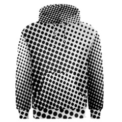 Background-wallpaper-texture-lines Dot Dots Black White Men s Core Hoodie