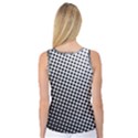 Background-wallpaper-texture-lines Dot Dots Black White Women s Basketball Tank Top View2