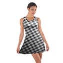 Background-wallpaper-texture-lines Dot Dots Black White Cotton Racerback Dress View1