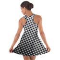 Background-wallpaper-texture-lines Dot Dots Black White Cotton Racerback Dress View2