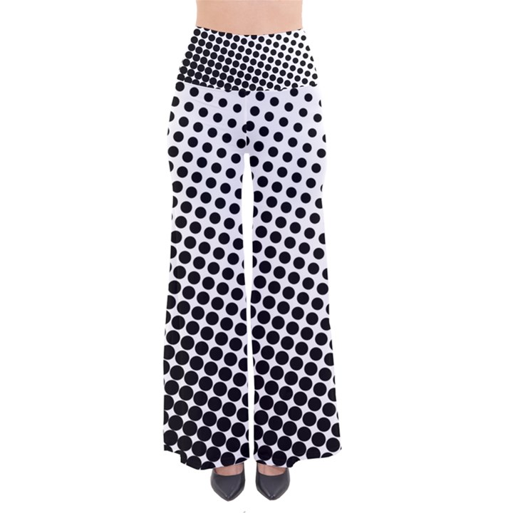 Background-wallpaper-texture-lines Dot Dots Black White So Vintage Palazzo Pants