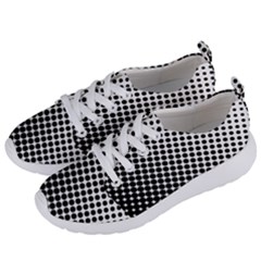 Background-wallpaper-texture-lines Dot Dots Black White Women s Lightweight Sports Shoes